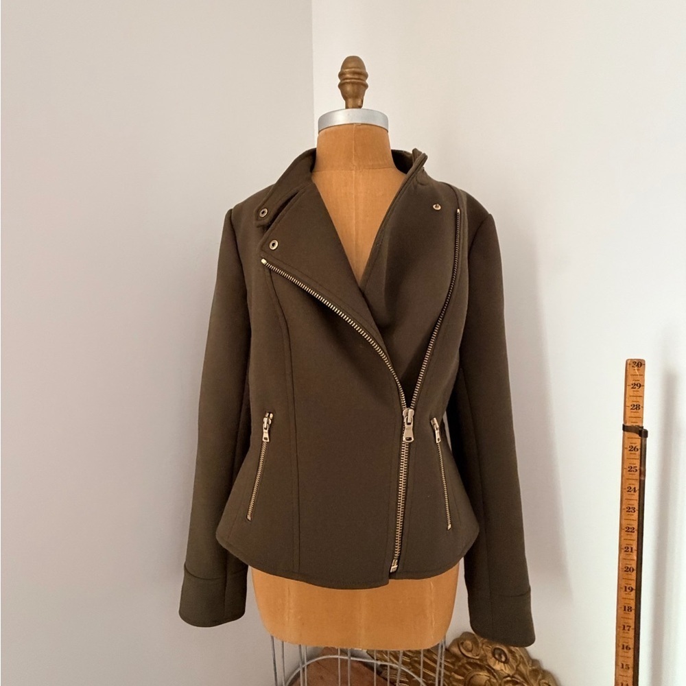 Olive Moto Jacket